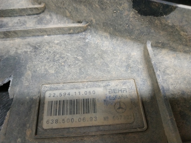 6385000693 MERCEDES Диффузор вентилятора в сборе с мотором и крыльчаткой купить в Житомир