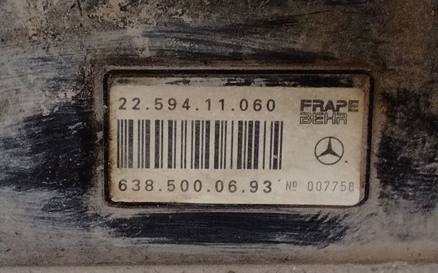 6385000693 MERCEDES Диффузор вентилятора в сборе с мотором и крыльчаткой купить в Полтава