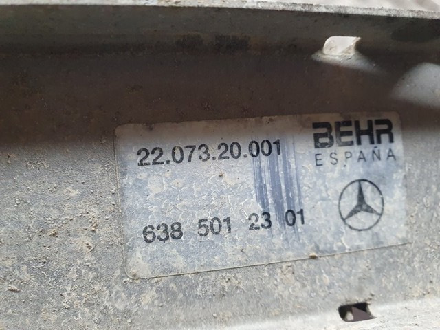 MERCEDES 6385012301 Радиатор интеркуллера в наличии Запорожье