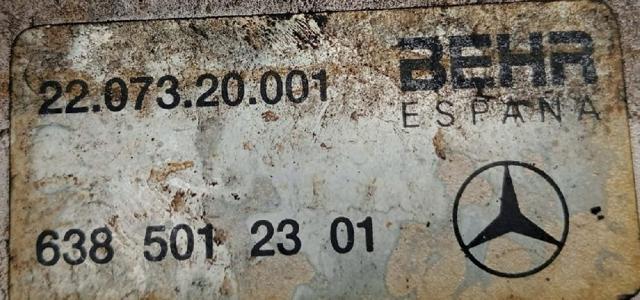 MERCEDES 6385012301 Интеркулер в наличии Ужгород