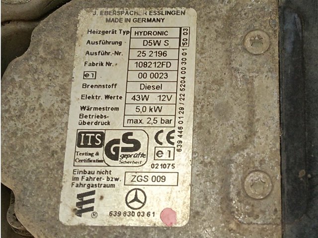 MERCEDES 6398300361 в наличии Львов