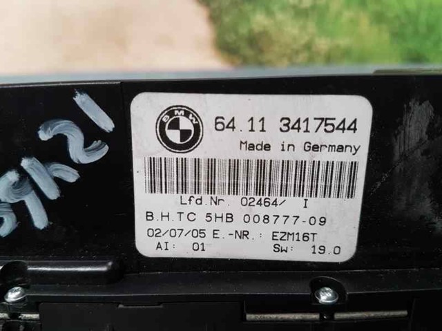 64113417544 BMW Блок управления кондиционером купить в Одесса