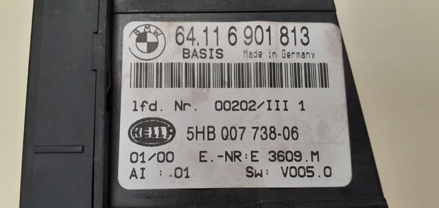 64116901813 BMW Блок управления режимами отопления/кондиционирования купить в Харьков
