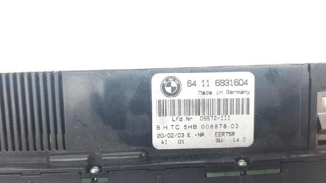 BMW 64116931604 Блок управления режимами отопления/кондиционирования в наличии Хмельницкий