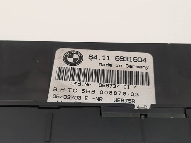 64116931604 BMW Блок управления кондиционером купить в Одесса