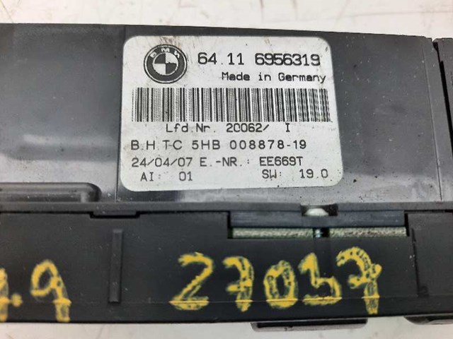 64116956319 BMW Блок управления кондиционером купить в Ровно