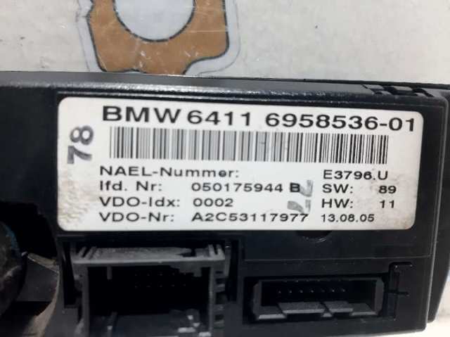 64116958536 BMW Блок управления кондиционером купить в Полтава