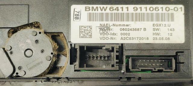 64119110610 BMW Блок управления кондиционером купить в Черкассы