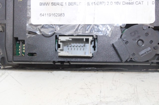 64119162983 BMW Блок управления режимами отопления/кондиционирования купить в Запорожье