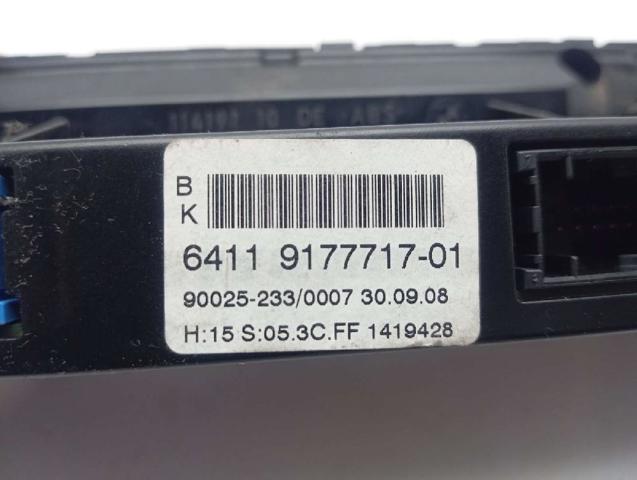 Unidade de controlo dos modos de aquecimento/condicionamento BMW 5 E60