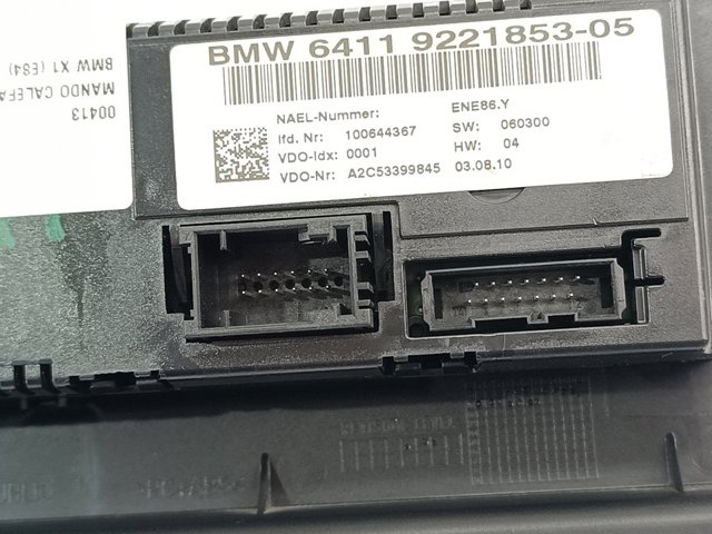 BMW 64119221853 Блок управления кондиционером в наличии Ирпень