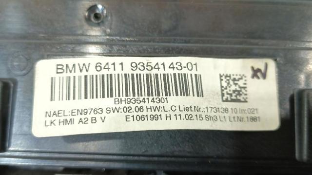 64119354143 BMW Блок управления кондиционером купить в Киев