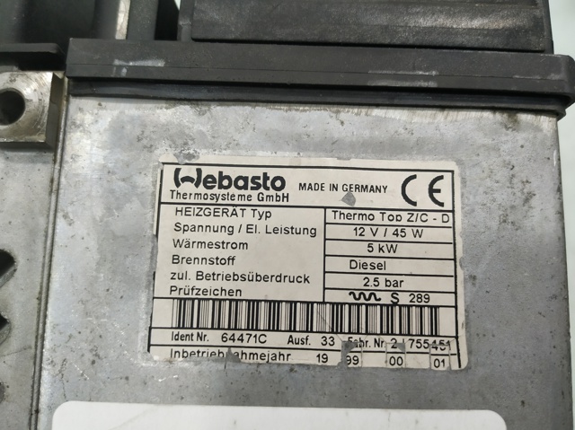 BMW 64128383759 Отопитель автономный в наличии Ровно