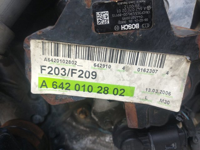 MERCEDES 642910 Двигатель в наличии Ирпень