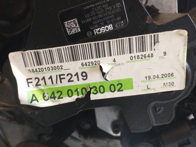 Motor montado Mercedes CLS C219