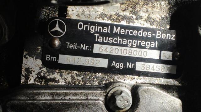 642992 MERCEDES Двигатель в сборе купить в Ужгород