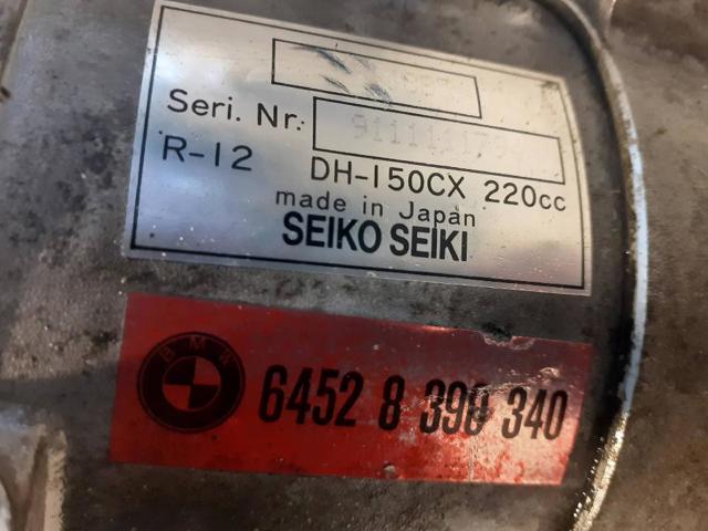 BMW 64528390340 Компрессор кондиционера в наличии Украина