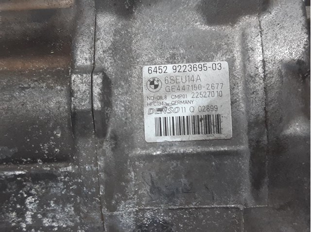 Compressor de ar condicionado para BMW 3 320 D N47D20C 64529223695
