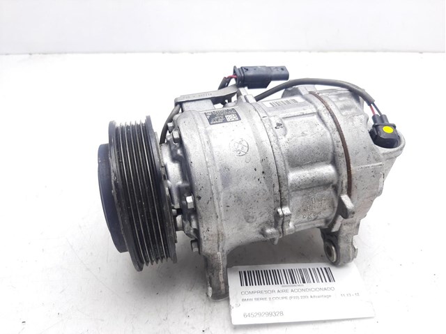 Compressor de ar condicionado para BMW 1 (F20) (2015-2019) 118 i b38b15a 64529299328