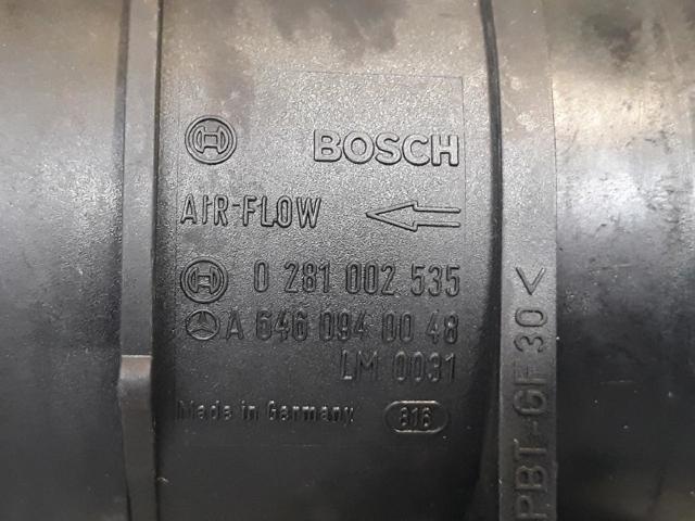 6460940048 MERCEDES Датчик потока (расхода) воздуха, расходомер M.A.F. - (Mass Airflow) купить в Ужгород