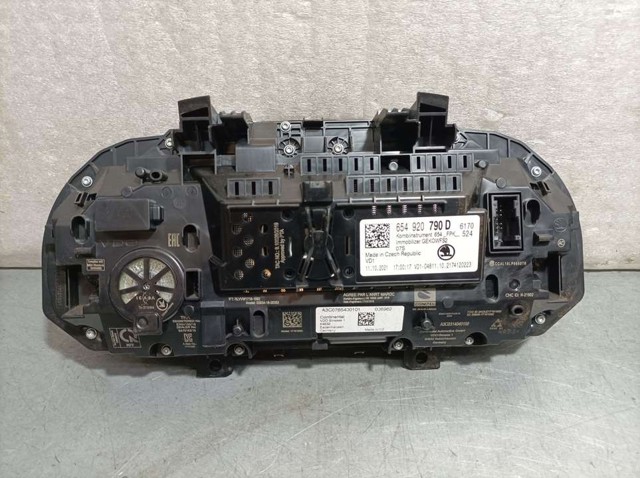 654920790D VAG Приборная доска (щиток приборов) купить в Хмельницкий