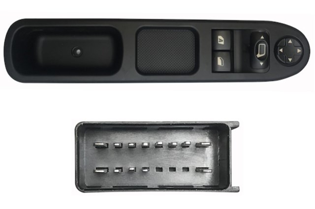 Controle de janela frontal esquerda para Peugeot 207 (wa_.wa_) (2006-2015) 6554.QC