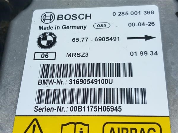 65776905491 BMW Модуль-процессор управления подушкой безопасности (ЭБУ AIRBAG) купить в Украина