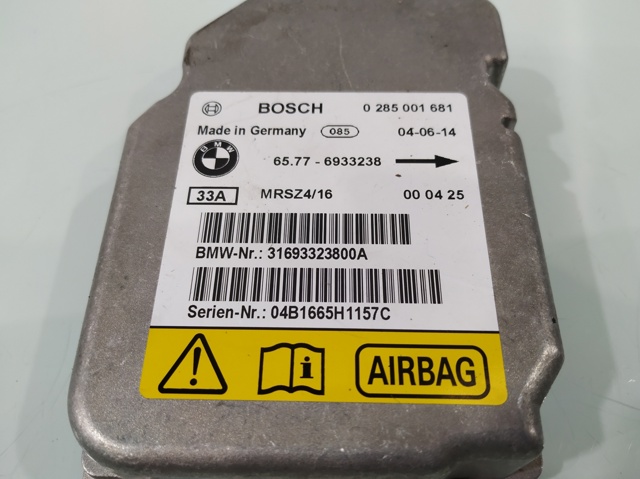 65776933238 BMW Модуль-процессор управления подушкой безопасности (ЭБУ AIRBAG) купить в Тернополь