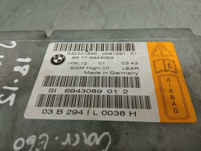 65776943089 Модуль-процессор управления подушкой безопасности (ЭБУ AIRBAG) купить Полтава