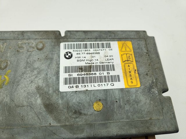 65776946388 BMW Модуль-процессор управления подушкой безопасности (ЭБУ AIRBAG) купить в Сумы