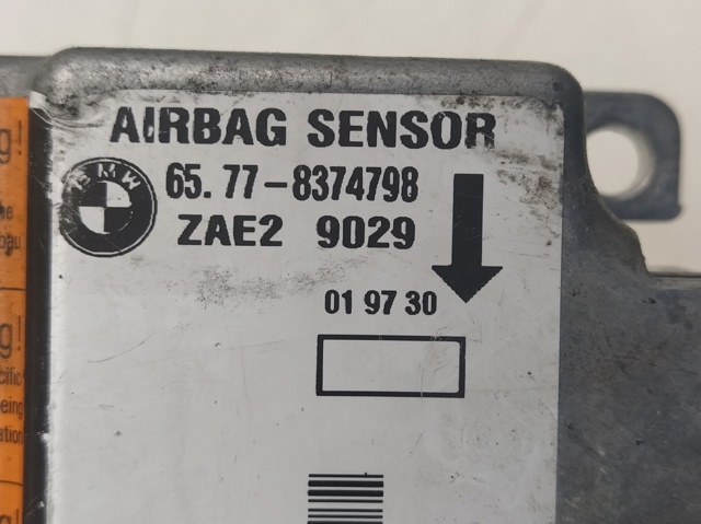 65778374798 BMW Модуль-процессор управления подушкой безопасности (ЭБУ AIRBAG) купить в Черновцы