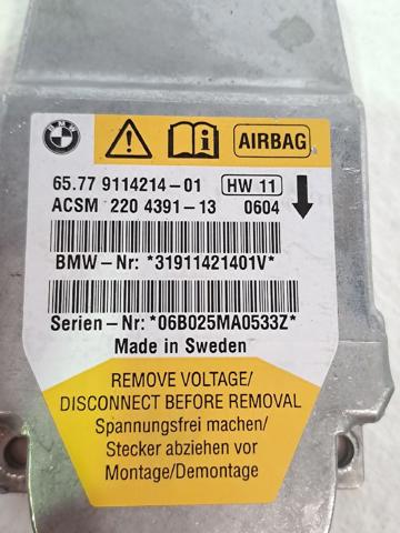 BMW 65779114214 Модуль-процессор управления подушкой безопасности (ЭБУ AIRBAG) в наличии Николаев