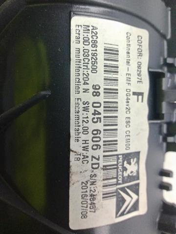 6593P9 PEUGEOT Дисплей многофункциональный купить в Одесса