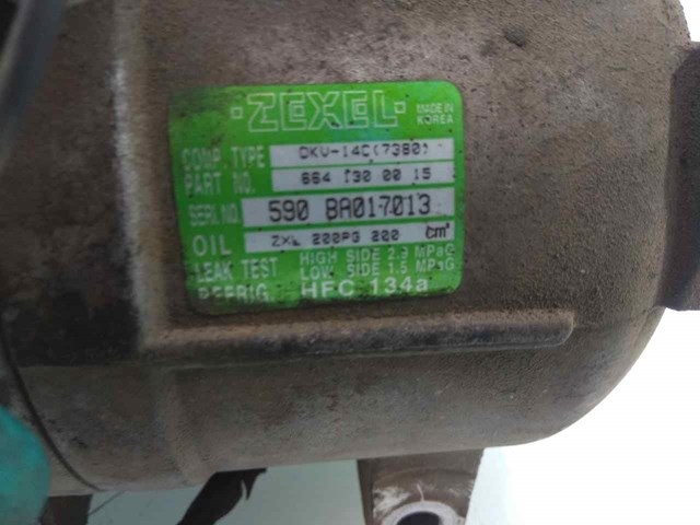 Compressor de aparelho de ar condicionado SsangYong Kyron