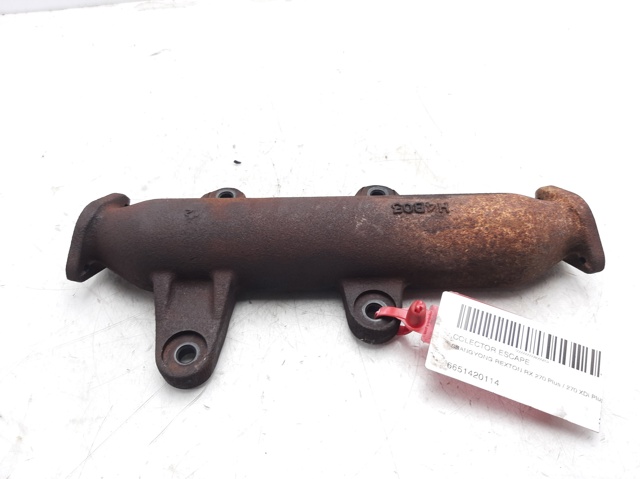 Tubo coletor de escape 6651420114 Ssang Yong