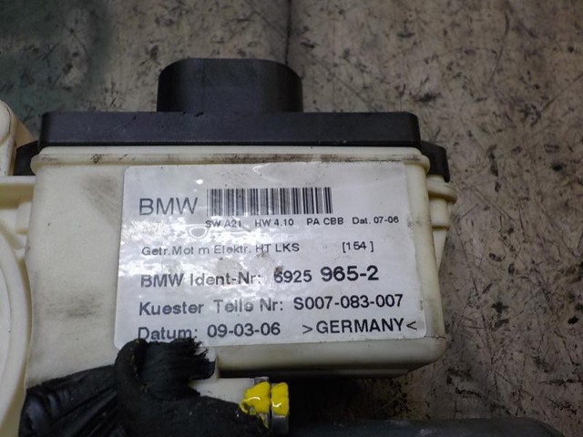 BMW 67626925965 Мотор стеклоподъемника двери задней левой в наличии Хмельницкий
