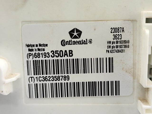 68193350AB CHRYSLER купить в Одесса