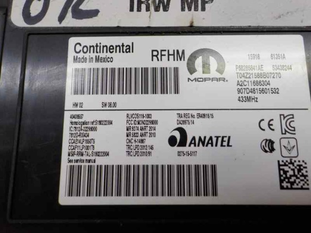 CHRYSLER 68286841AE в наличии Запорожье