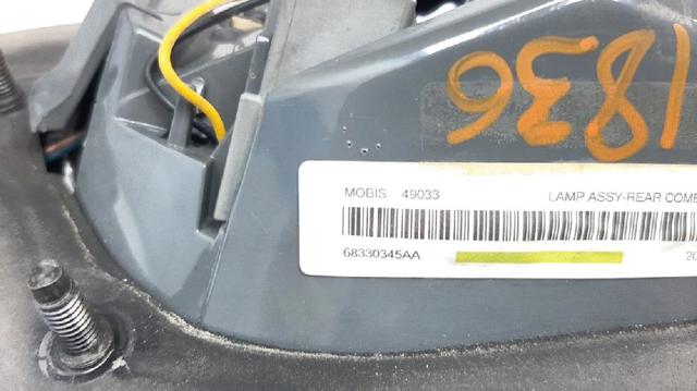 68330345AA CHRYSLER Фонарь задний левый внутренний купить в Киев