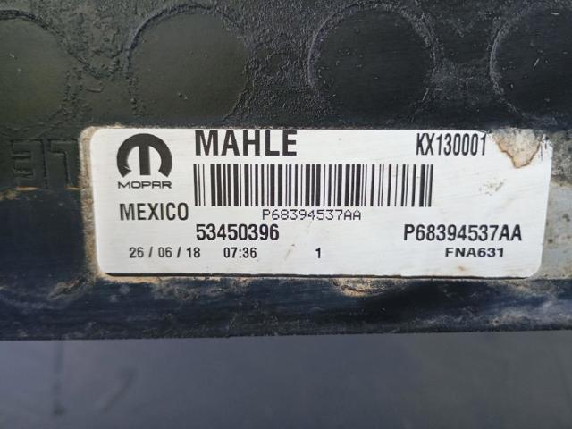 Radiador de intercooler Jeep Compass MP