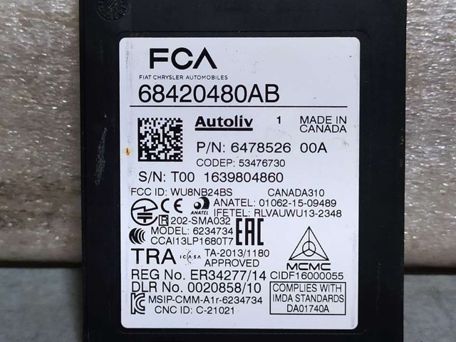 CHRYSLER 68420480AB в наличии Николаев