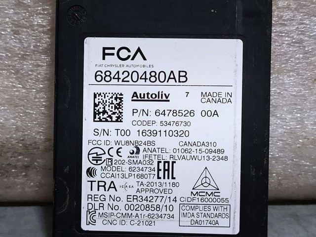 68420480AB CHRYSLER купить в Хмельницкий