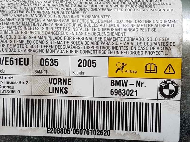 6963021 BMW Подушка безопасности (AIRBAG) двери передней левой купить в Ирпень