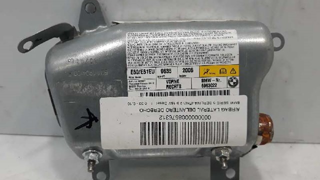 BMW 6963022 Подушка безопасности (AIRBAG) двери передней правой в наличии Ужгород