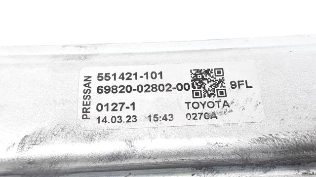 TOYOTA 6982002802 Механизм стеклоподъемника двери передней левой в наличии Черновцы