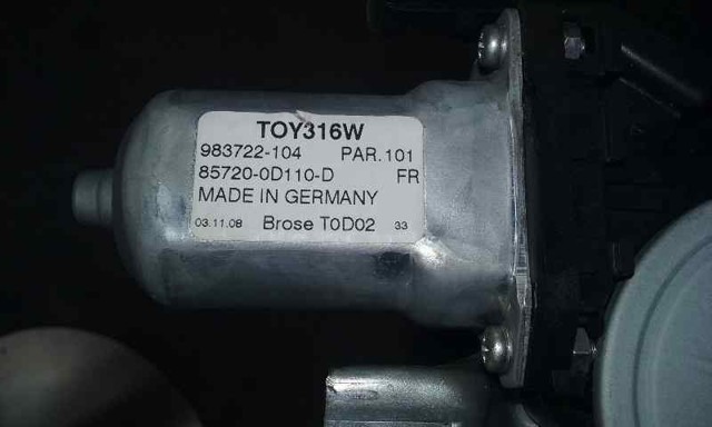 698200D041 TOYOTA Механизм стеклоподъемника двери передней левой купить в Украина