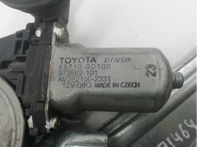 Vidros traseiros esquerdos para Toyota Yaris 1.4 d-4d (nlp90_) 1ndtv 6984002240