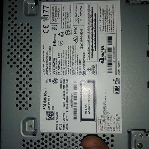 6C0035869F VAG Дисплей многофункциональный купить в Кривой Рог