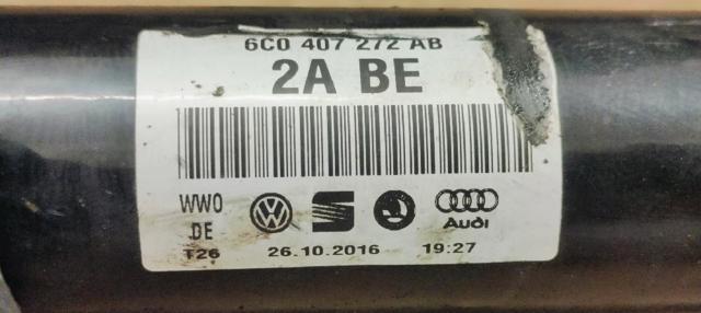 6C0407272AB VAG Правая полуось купить в Днепр