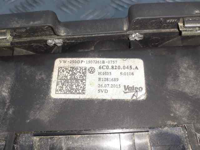 Unidade de controlo dos modos de aquecimento/condicionamento Volkswagen Polo 5 6R1, 6C1